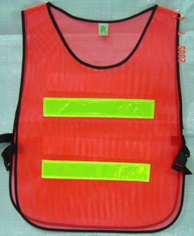 เสื้อกั๊กสะท้อนแสง 2 แถบ